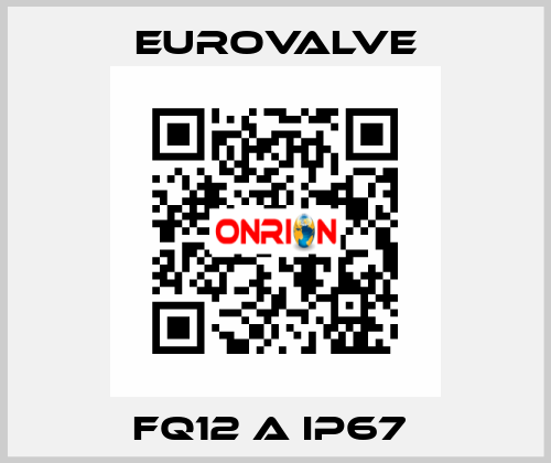 FQ12 A IP67  Eurovalve