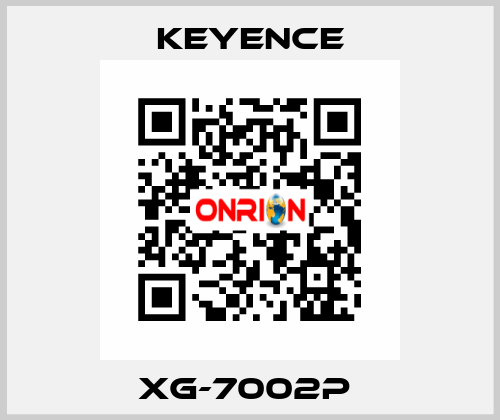 XG-7002P  Keyence