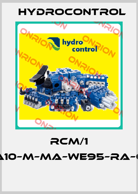 RCM/1 19–A10–M–MA–WE95–RA–G02  Hydrocontrol