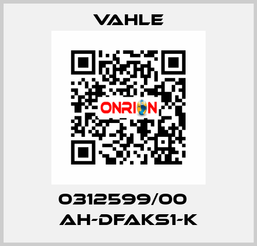 0312599/00    AH-DFAKS1-K  Vahle