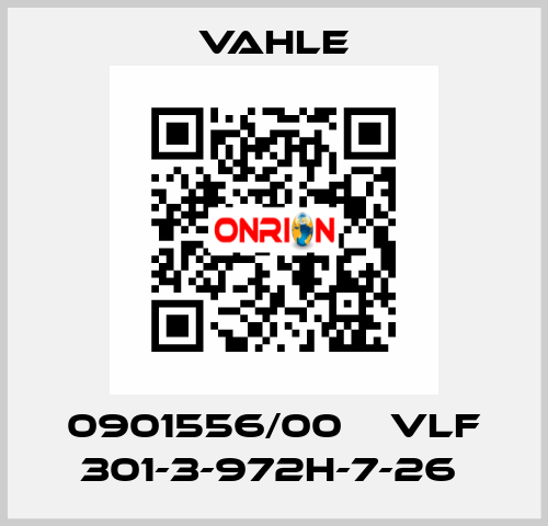 0901556/00    VLF 301-3-972H-7-26  Vahle