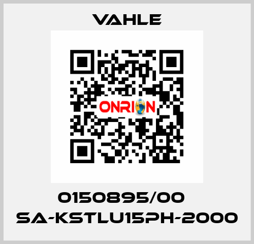 0150895/00    SA-KSTLU15PH-2000  Vahle