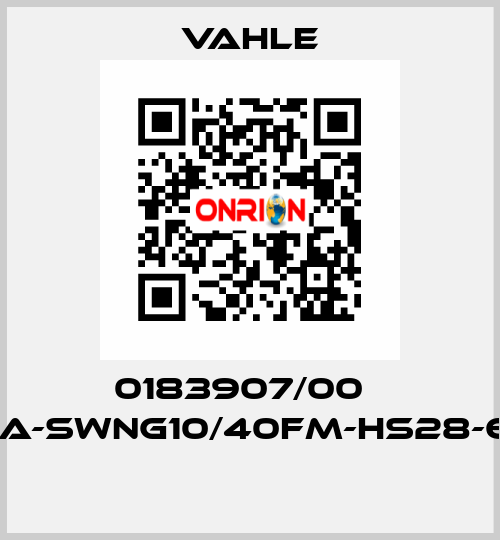 0183907/00    SA-SWNG10/40FM-HS28-60  Vahle