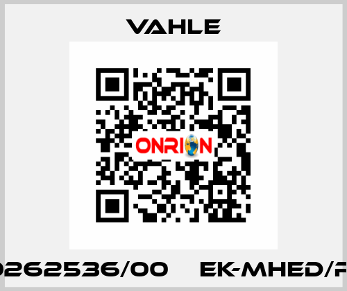 0262536/00    EK-MHED/R  Vahle