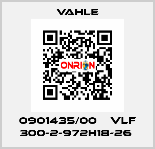 0901435/00    VLF 300-2-972H18-26  Vahle