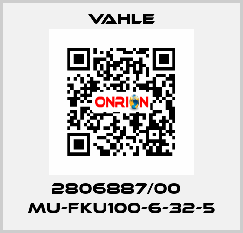 2806887/00    MU-FKU100-6-32-5  Vahle