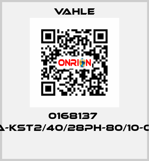 0168137  SA-KST2/40/28PH-80/10-0,0  Vahle