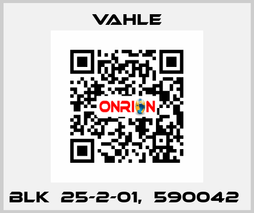 BLK  25-2-01,  590042  Vahle