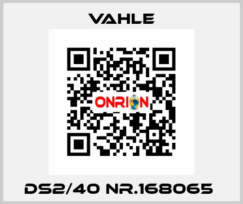 DS2/40 NR.168065  Vahle