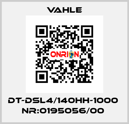 DT-DSL4/140HH-1000  NR:0195056/00  Vahle