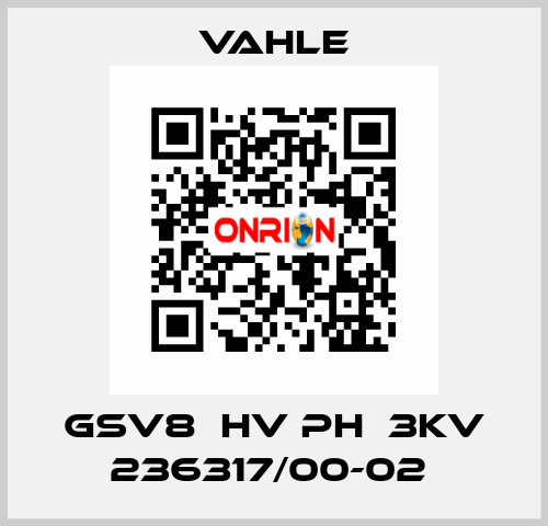 GSV8  HV PH  3KV 236317/00-02  Vahle