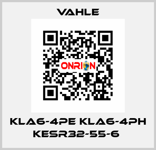 KLA6-4PE KLA6-4PH KESR32-55-6  Vahle