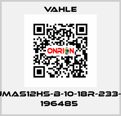 MN-UMAS12HS-B-10-18R-233-Z3-P 196485  Vahle