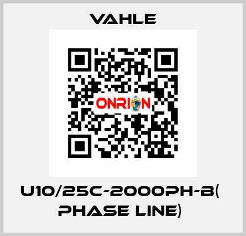 U10/25C-2000PH-B(  phase line)  Vahle