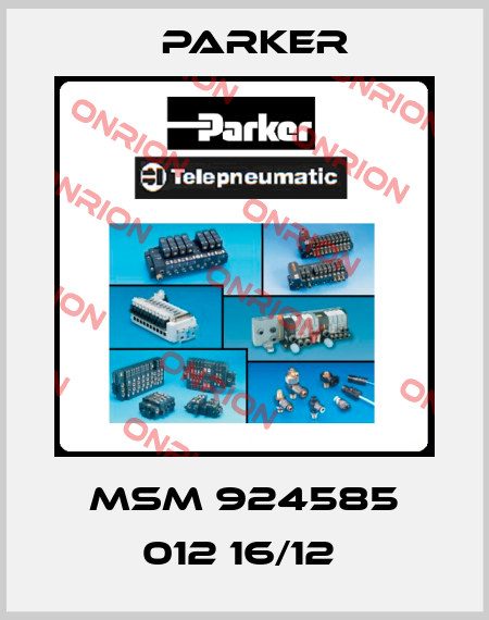 MSM 924585 012 16/12  Parker