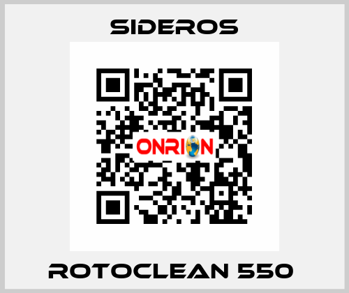 Rotoclean 550  Sideros