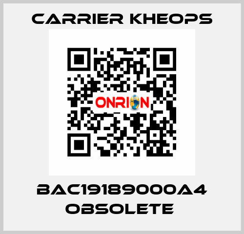 BAC19189000A4 obsolete  Carrier Kheops