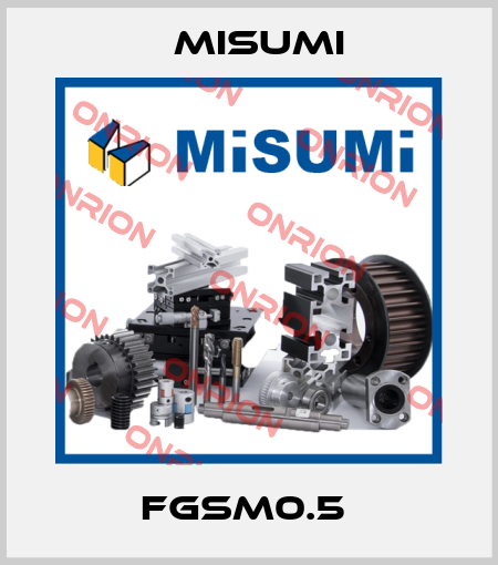 FGSM0.5  Misumi