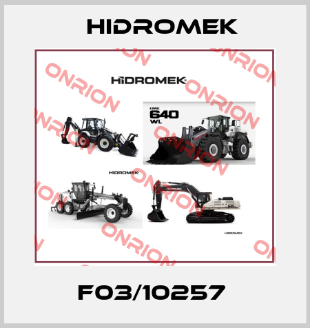 F03/10257  Hidromek