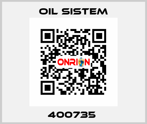 400735  Oil Sistem