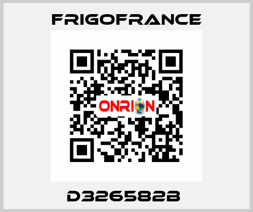 D326582B  Frigofrance