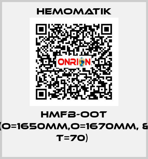 HMFB-OOT (o=1650mm,o=1670mm, & t=70)  Hemomatik