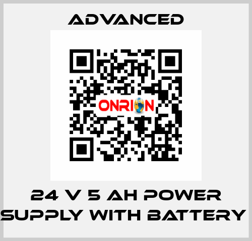 24 V 5 Ah Power Supply with Battery  Advanced