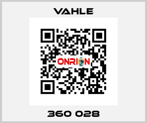 360 028 Vahle