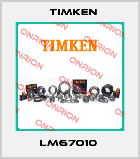 LM67010  Timken