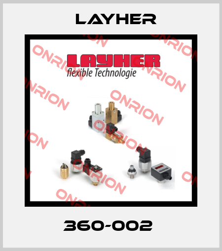 360-002  Layher