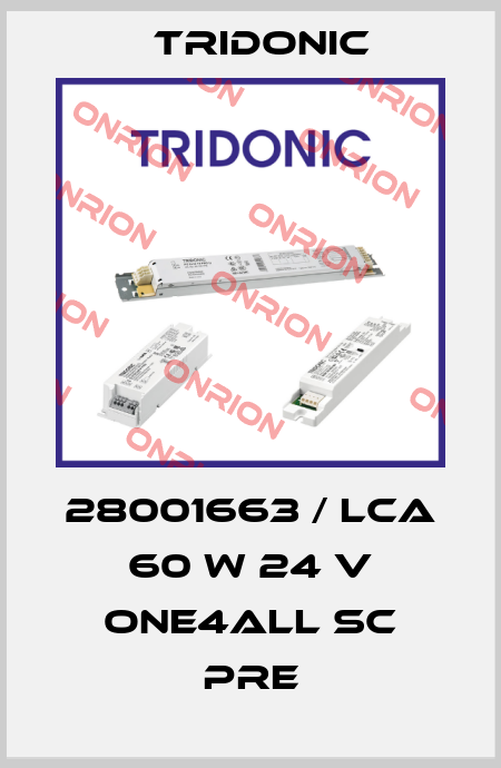 28001663 / LCA 60 W 24 V one4all SC PRE Tridonic