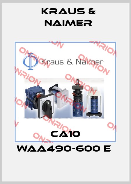 CA10 WAA490-600 E  Kraus & Naimer
