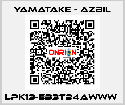 LPK13-EB3T24AWWW  Yamatake - Azbil