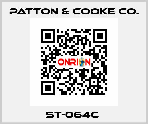 ST-064C  Patton & Cooke Co.