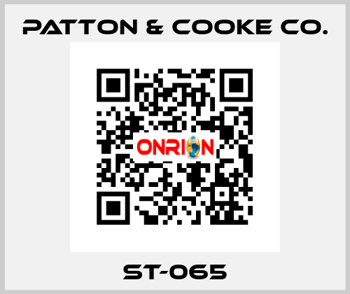 ST-065 Patton & Cooke Co.