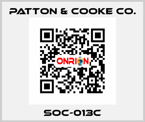 SOC-013C Patton & Cooke Co.