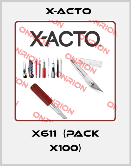 X611  (pack x100) X-acto