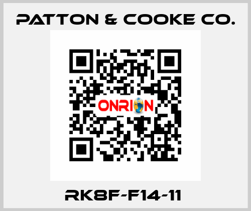 RK8F-F14-11  Patton & Cooke Co.