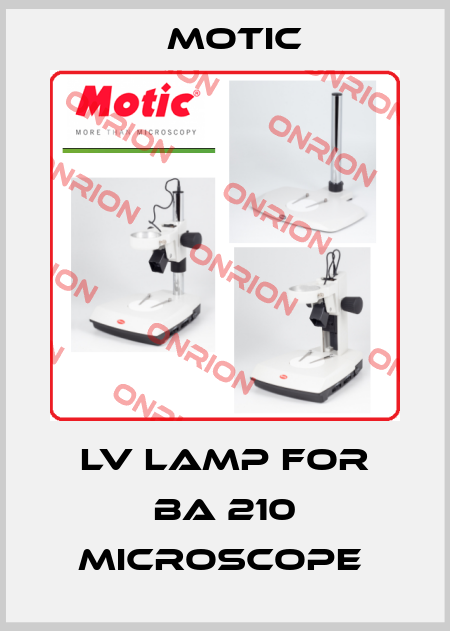 LV LAMP FOR BA 210 MICROSCOPE  Motic