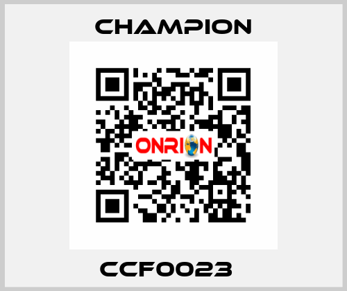 CCF0023   Champion