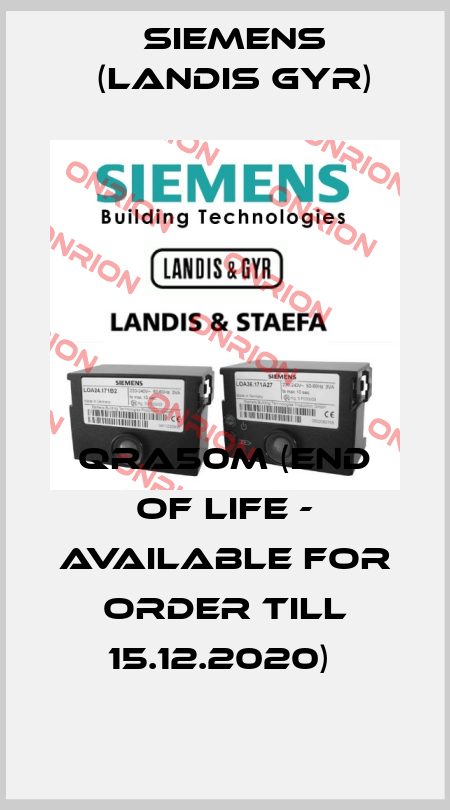 QRA50M (End of Life - available for order till 15.12.2020)  Siemens (Landis Gyr)