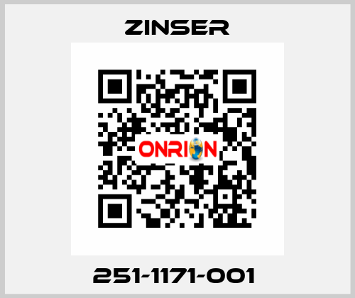  251-1171-001  Zinser