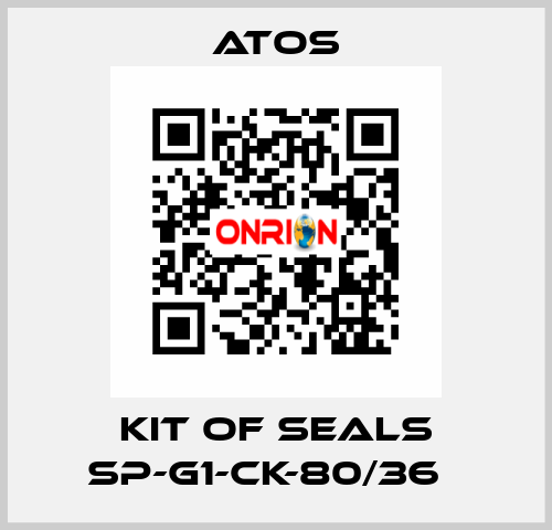 Kit of seals SP-G1-CK-80/36   Atos