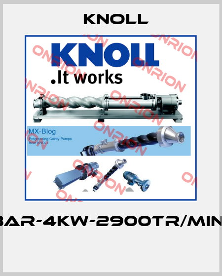 1M3/H-70BAR-4KW-2900TR/MIN-400V-IE3  KNOLL