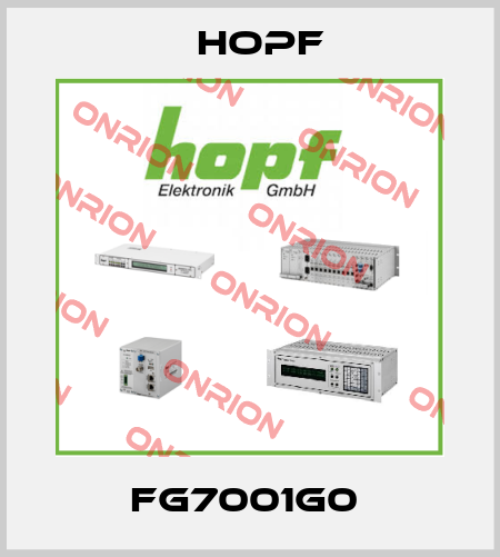 FG7001G0  Hopf