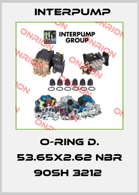 O-Ring D. 53.65X2.62 NBR 90SH 3212  Interpump