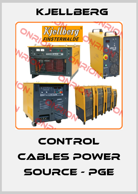 Control cables power source - PGE Kjellberg