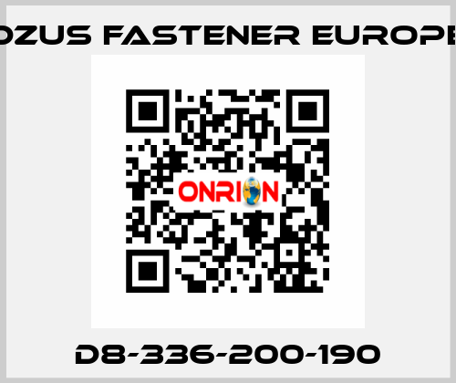 D8-336-200-190 Dzus Fastener Europe