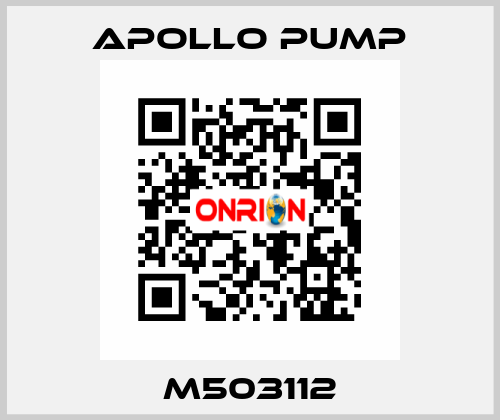 M503112 Apollo pump