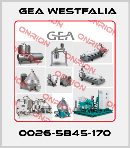 0026-5845-170 Gea Westfalia